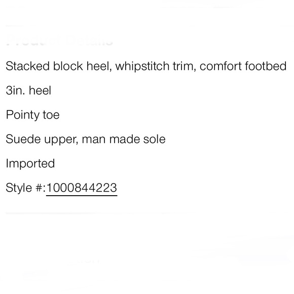 ZODIAC Pink Suede Ada Heels Women’s Size 6 Stacked Block 3in Heels NEW - Picture 6 of 6